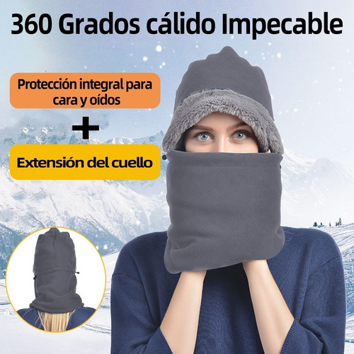 Pasamontañas Invierno, Gorro Cálido A Prueba Viento Invierno