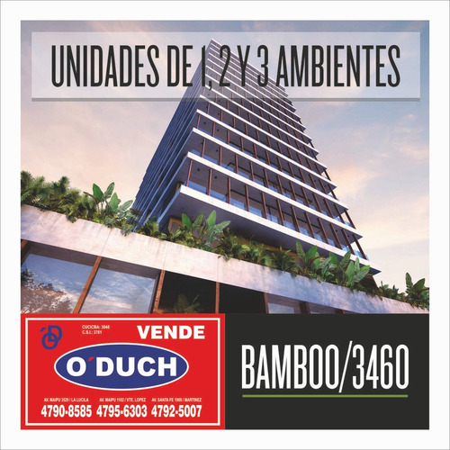 Excelente Departamento 2 Ambientes En Torre Bamboo - Olivos
