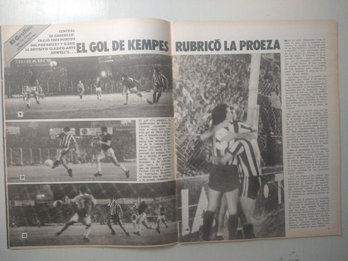 El Gráfico R. Central - Atl Madrid Gana A Independiente 1975 (Usado)