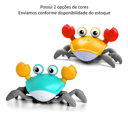 Caranguejo Infantil Para Crianças E Bebês Que Anda Sensorial