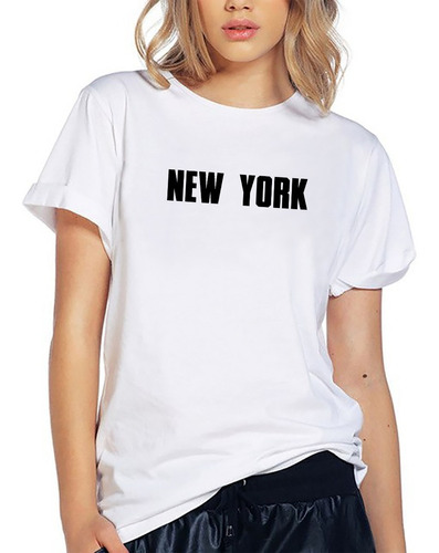 Blusa Playera Camiseta Dama New York Elite #625