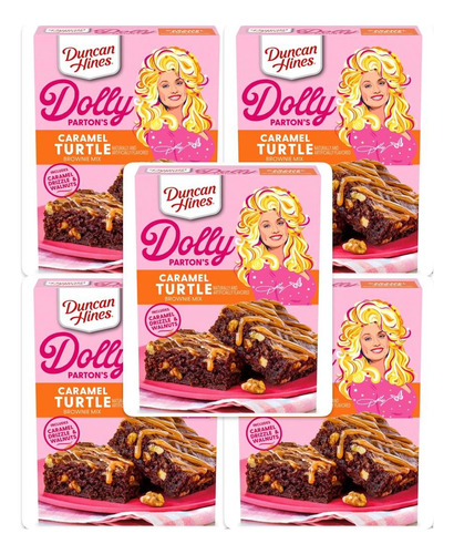 Duncan Hines Dolly Parton'spastel Caramel Brawnie 432gr(5pz)