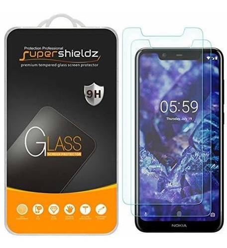 Vidrio Templado Para Nokia 5.1 Plus (pack X 2)