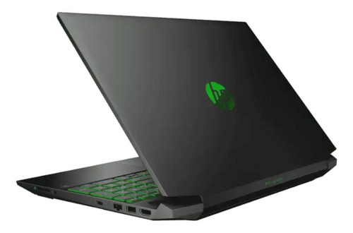 HP Notebook gamer Pavilion Gaming 15-ec1037la 15.6" color verde/negro 8GB de Ram 512GB SSD AMD Ryzen 5