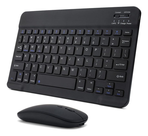 Teclado Bluetooth Tablet Español + Mouse Inalambrico