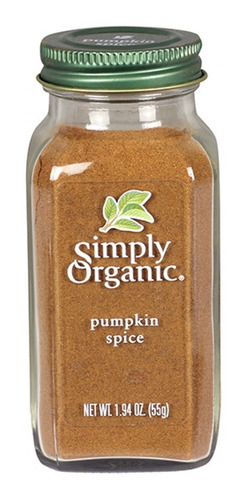 Simply Organic Pumpkin Spice 55g Especie Para Calabaza Se
