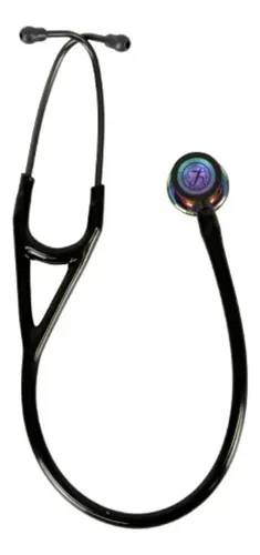 Estetoscópio 3m Littmann Cardiology Iv 6240 Preto Rainbow