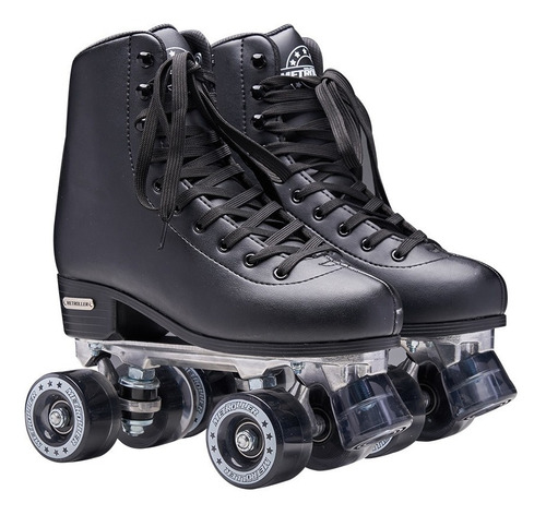 Imagen 1 de 10 de Patines Artisticos Profesionales Aluminio Silicona Negro