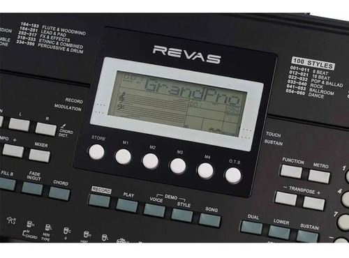 Imagem 4 de 7 de Teclado Musical Revas By Roland Kb-330 61 Teclas