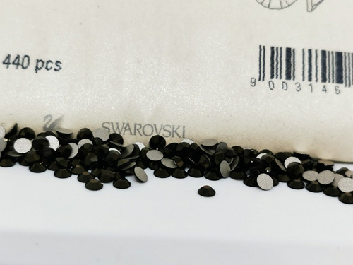 Cristal Para Uña Swarovski Original 2028 Color Jet Nut 12ss