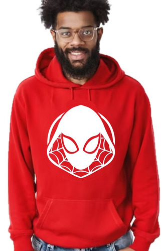 Buzo Rojo Hombre Araña - Capucha - Hoodie - Unisex - Canguro
