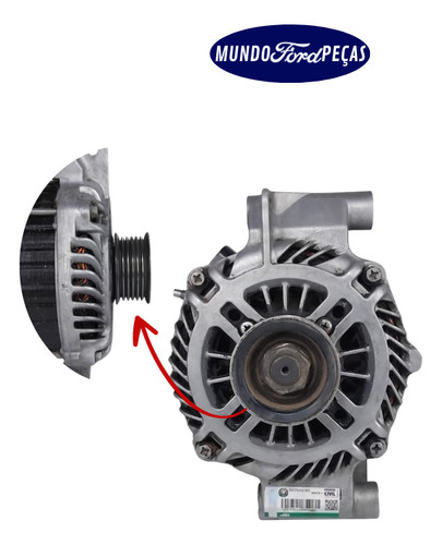 Alternador Ford Fusion 2006 2009 Duratec 2.3 Original (Usado)