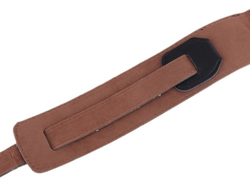 Imagen 4 de 6 de Correa Para Guitarra Ajustable Cuero Fender C. Negro