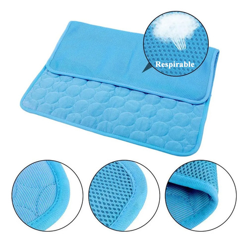 Colchoneta Refrescante Para Dormir Para Perro Gato 100x70cm