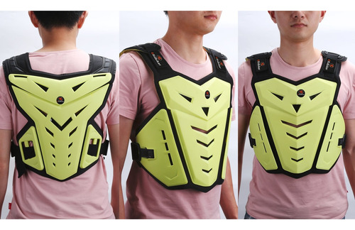 Chaleco Protector De Pecho Ridbiker -amarillo