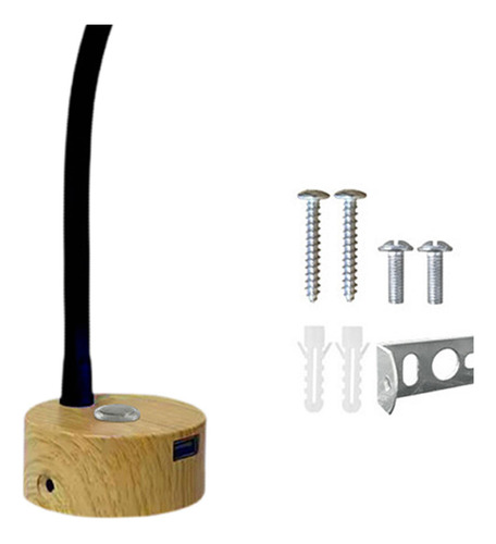 Luz De Lectura Led Ajustable, Iluminación Largo Negro