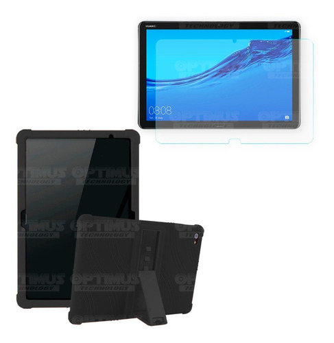 Kit Vidrioy Forro Tablet Huawei Mediapad M5 Lite 10.1 Antigo