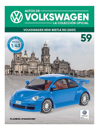 Auto Deagostini Volkswagen New Beetle Rsi 2001 #59 Esc 1:43