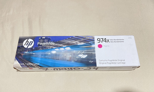 Cartucho De Tinta Officejet Hp L0s02ab Hp 974x Magenta 82ml