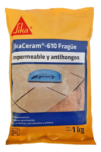 Fragua Impermeable Y Antihongos Sikaceram -610 Frague 