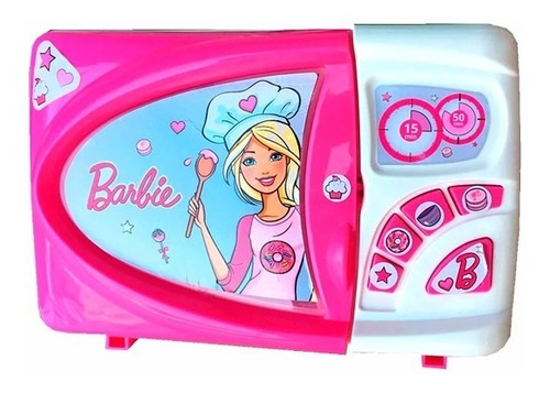 Microondas Barbie Original Tv Sonidos Miniplay Casa Valente