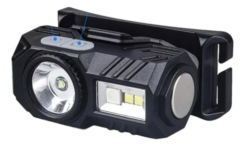 Linterna Led Frontal Desmontable Con Imán Sensor