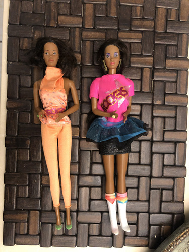 Barbies Vintage Afroamericanas! La De Cabello Corto Con Det. (Usado)