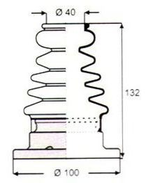 Imagen 1 de 7 de Capuchon Homocinetica Volkswagen Polo/se Tol/cord/golf/