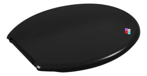 Tampa Vaso Sanitário Assento Macio Universal Soft Preto Preto
