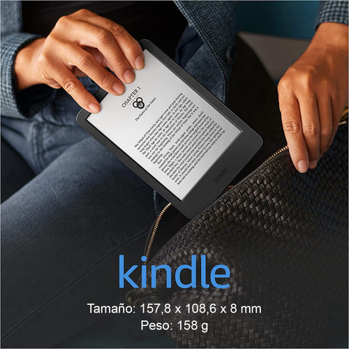 Ebook Amazon Kindle 6 Pulgadas 16gb 11 Gen Con Luz E-reader Color Negro