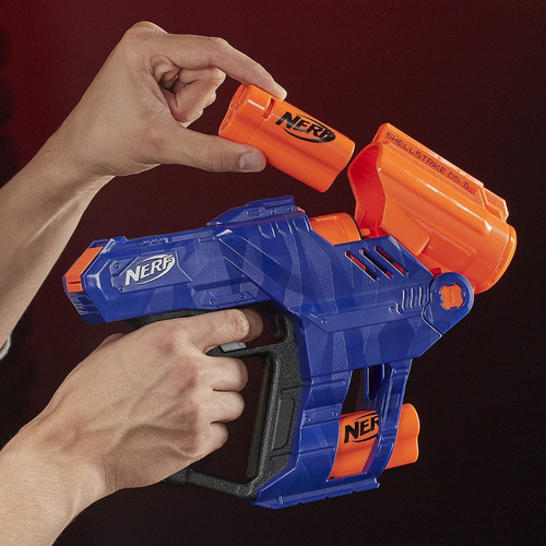 Pistola Nerf Shellstrike Hasbro E6171 Lanza Dardos Educando