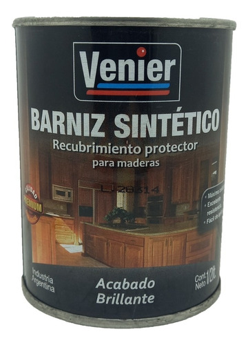 Barniz Sintético Acabado Brillante 0,5lt Venier