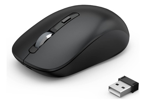 Mouse Joyaccess Bluetooth Inalámbrico 2.4g Negro