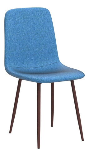 Asiento De Tela Moderno Para Comedor Y Cocina Juego De 4 Azu