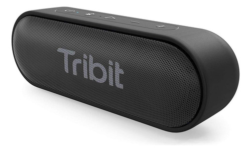 Alto-falante Bluetooth portátil Tribit Xsound Go, alto-falante de 12 W na cor preta