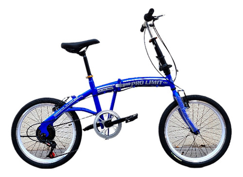 Bicicleta Plegable Prolimit Rodado 20 Cuadro Acero Colores