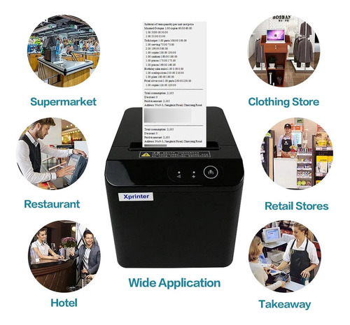 Impresora Termica 80mm Xprinter Usb/ethernet Mod:xp-t80q Jwk
