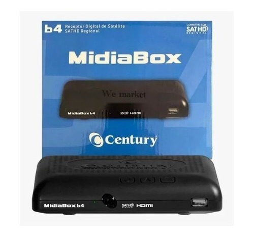 Receptor Midiabox B4 Century Hd Digital Conversor Midia Box