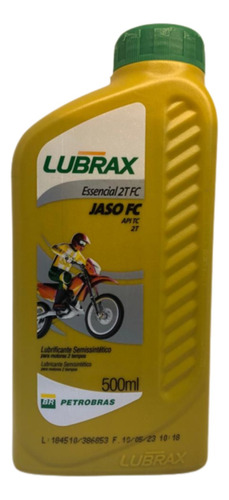 Oleo Lubrax Semissintetico Essencial Motor 2tempos Fc 500ml