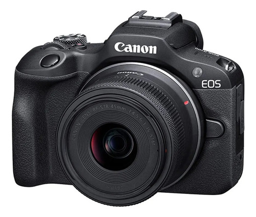 Câmera Canon Eos R100 Com Lente Rf-s 18-45mm 