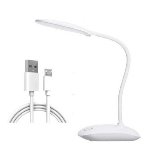 Lampara Tactil Led Escritorio Soporte Flexible Recargable