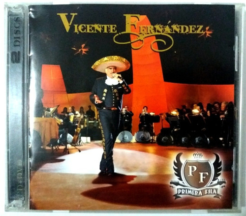 Vicente Fernandez Primera Fila Cd + Dvd Original