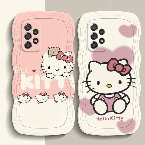 Funda De Teléfono Hello Kitty Wave Para Samsung A54/a53/a51