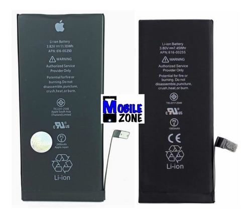 Imagen 3 de 4 de Batería Pila Apple iPhone 6 6s 7 8 Plus X 11 12 Pro Max X