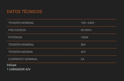 Imagen 2 de 4 de Cargador De Batería 42v Gladiator Cha 842 Linea Eco