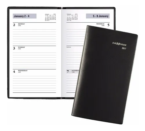 Funda Agenda Semanal Planificador Bolsillo Reponible Caba (Usado)
