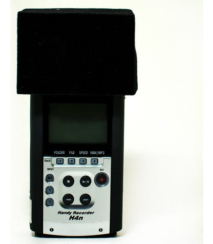 Imagen 1 de 5 de Capuchon Para Grabador Tipo Tascam Gamuzado + Logo Cg2-g+l.