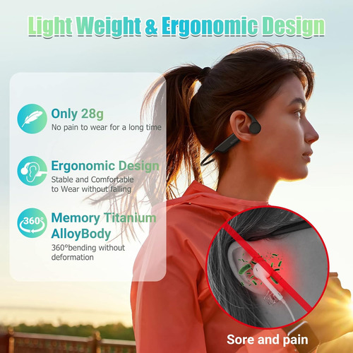 Auriculares De Conduccion Osea Nutrig Ergonomicos