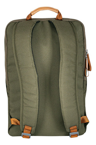 Backpack Techzone Porta Laptop Pet Reciclado Eco Hero Green Color Verde Diseño De La Tela Liso