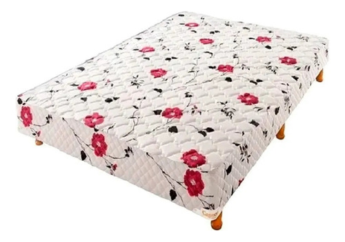 Sommier Cannon Soñar 130 X 190 Base De Cama Estampado Floreado